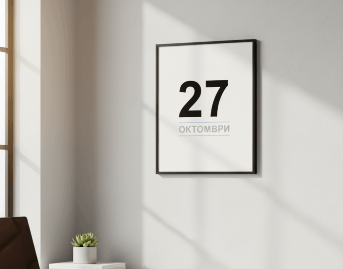 27 октомври 27 октомври