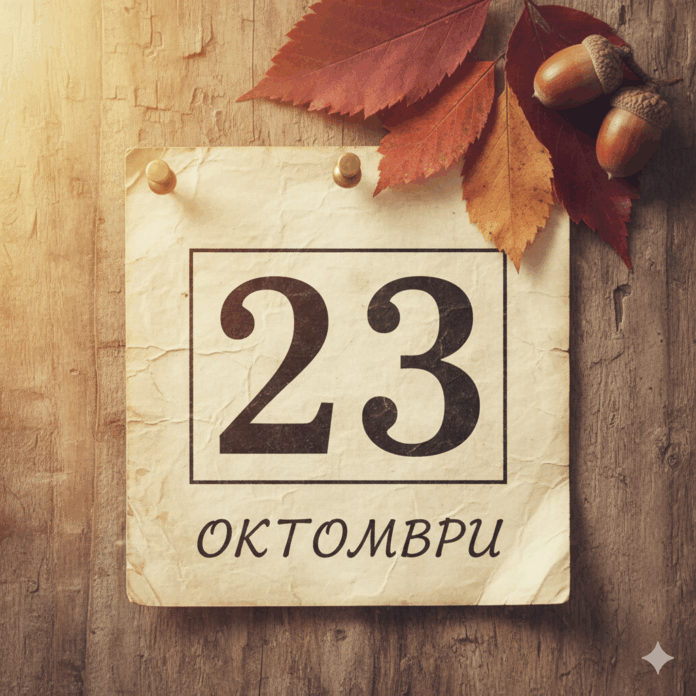 23 октомври 23 октомври