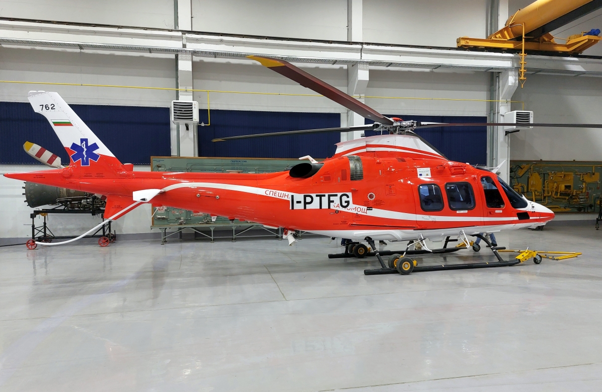 В България пристигна четвъртият хеликоптер предназначен за спешна медицинска помощ