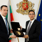 Министър Иван Пешев и еврокомисар Глен Микалеф