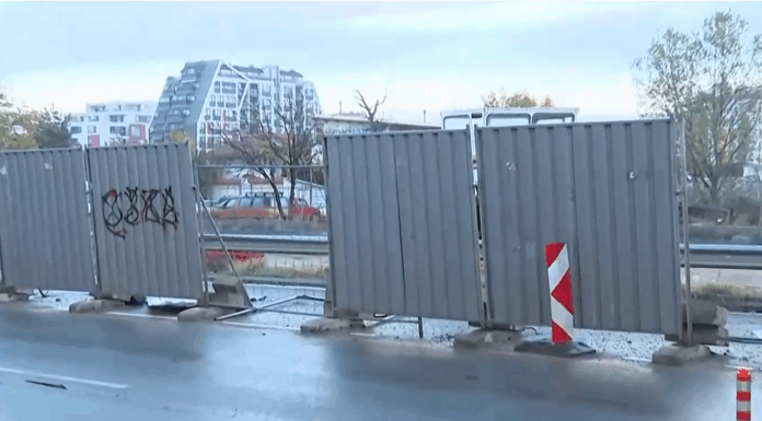 Паднали ламарини в София Паднали ламарини в София