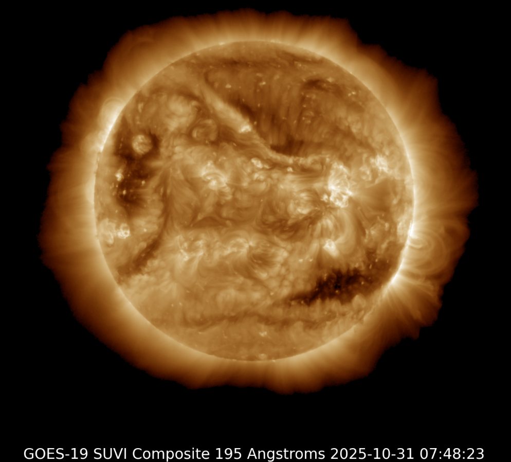 Слънчев вятър с повишена скорост и плътност успя да навлезе