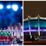 Националният отбор и Двореца на културата и спорта във Варна