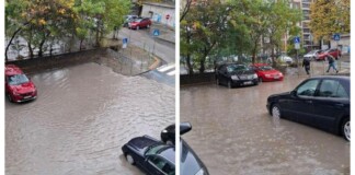 Наводнена улица в Бургас