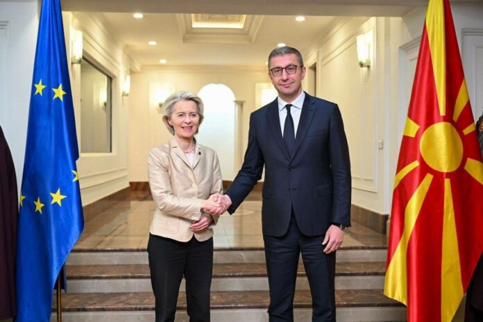 Християн Мицкоски и Урсула фон дер Лайен