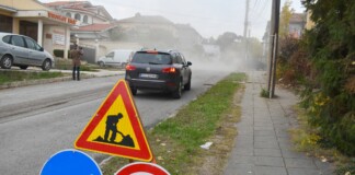 Асфалтиране в Разград