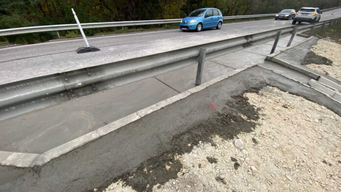 Ремонтираният участък Ремонтираният участък