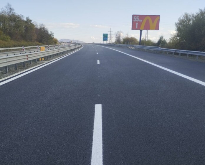 Ремонтираният участък Ремонтираният участък