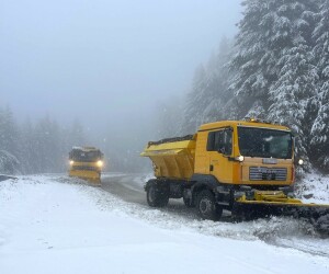 Първи сняг на Витоша! Подготвена ли е столицата? (СНИМКИ) 2 Снегът в София
