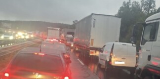 Задръстване на АМ "Тракия"