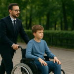 Адвокат и дете с ТЕЛК