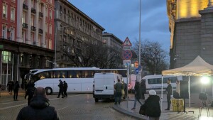 Парламентът преди протеста