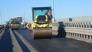 Дунав мост вече е асфалтиран 1 Дунав мост