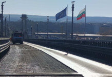 Дунав мост вече е асфалтиран Дунав мост
