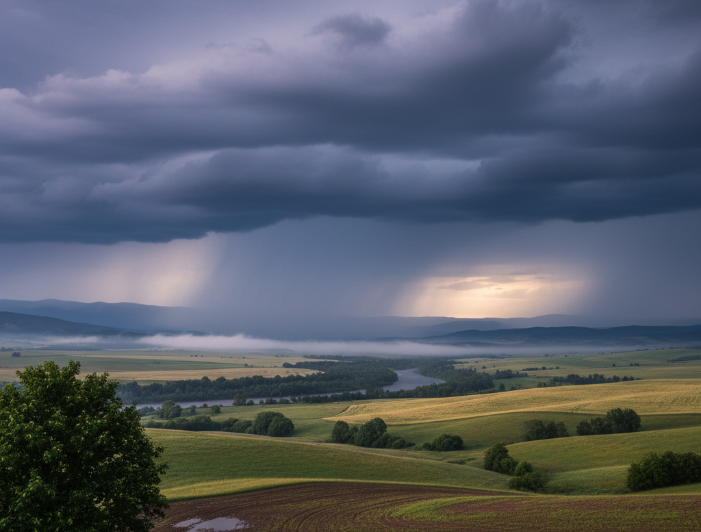 Според прогнозата на за 8 ноември атмосферното налягане е малко