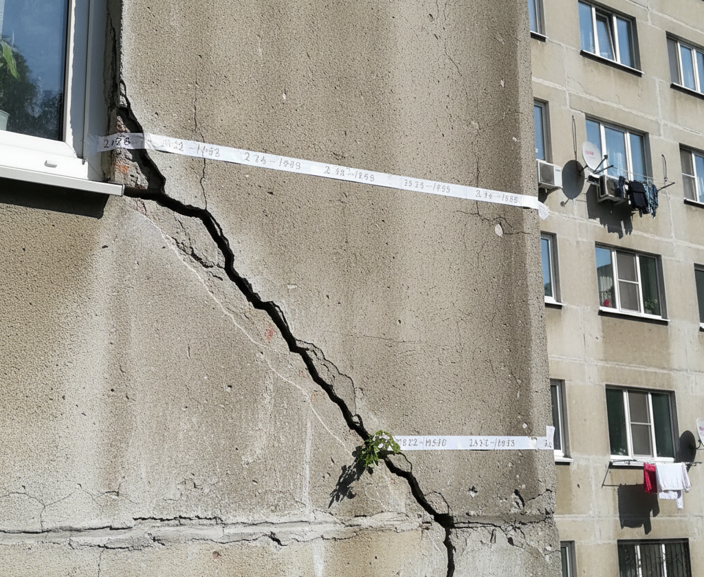 Евакуираха блок в софийския квартал Хаджи Димитър заради пукнатини по