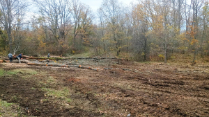 Изграждането на временен път