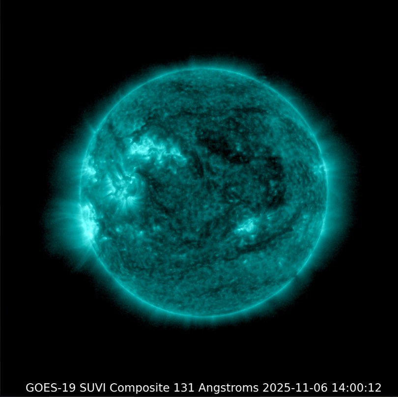 Поредица от слънчеви изригвания започнала на 3 ноември смути междупланетното