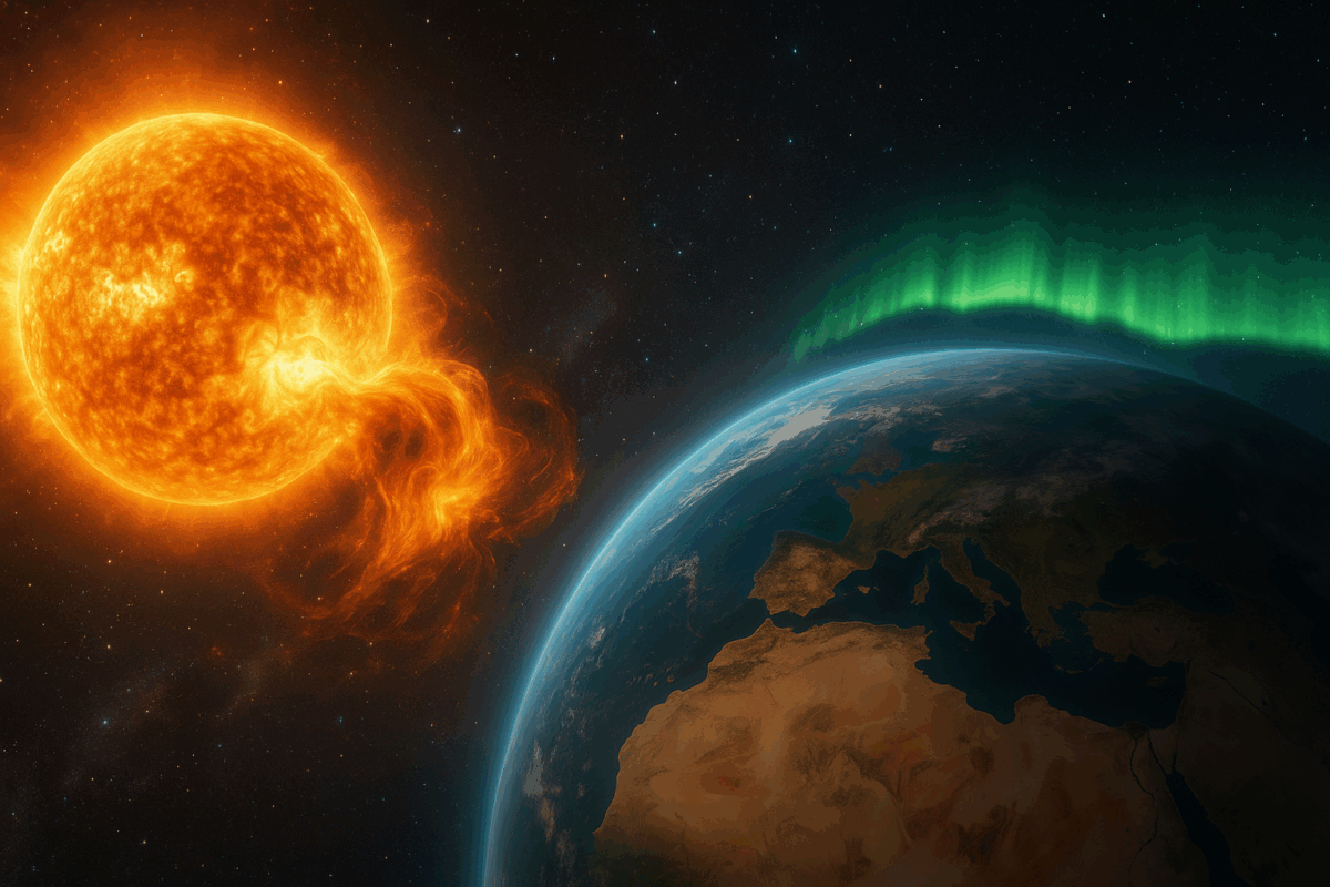 Днес публикуваме актуална прогноза от официалния център SWPC за космическата