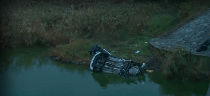 Падналата кола с мигранти Падналата кола с мигранти