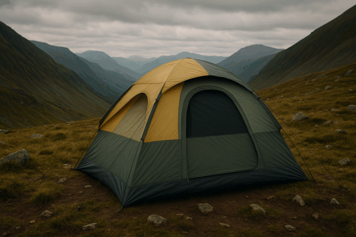 Палатка в планината Палатка в планината