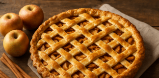 Пай с ябълка и канела