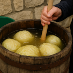 Претакване на киселото зеле