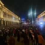 Протестът пред парламента