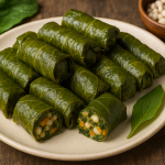 Постни лападови сарми с боб, спанак и киселец — вкус от сърцето на българската кухня