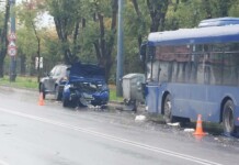 Тежка катастрофа между кола и автобус в Бургас по чудо не взе жертви Тежка катастрофа