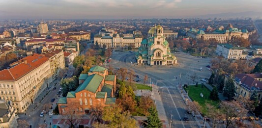 Центърът на София