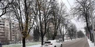 Първи сняг в Русе