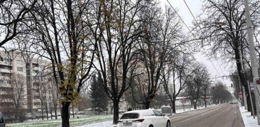 Първи сняг в Русе