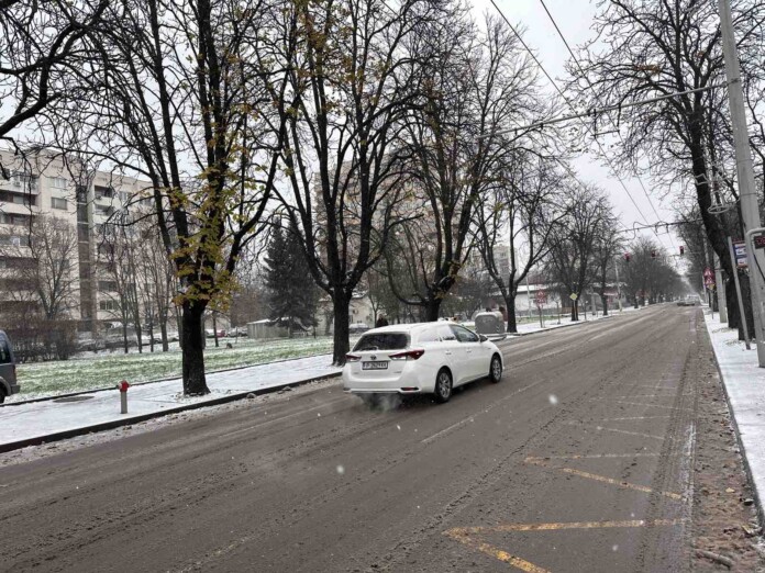 Първи сняг в Русе