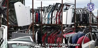 Автоморга с крадени коли