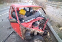 Ад на пътя Търговище – Разград: Мъж е с опасност за живота след брутален сблъсък (СНИМКИ) Катастрофа