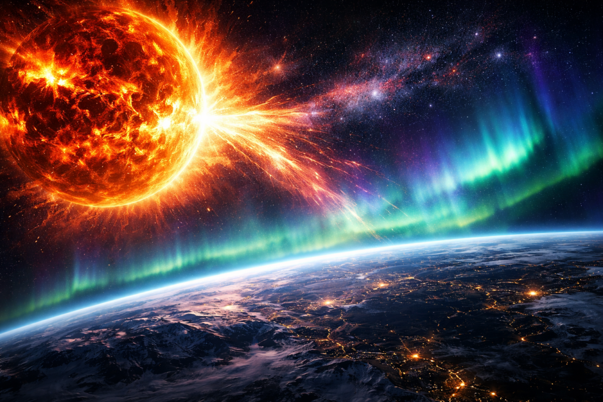 Геомагнитната обстановка над Земята се успокоява в края на седмицата