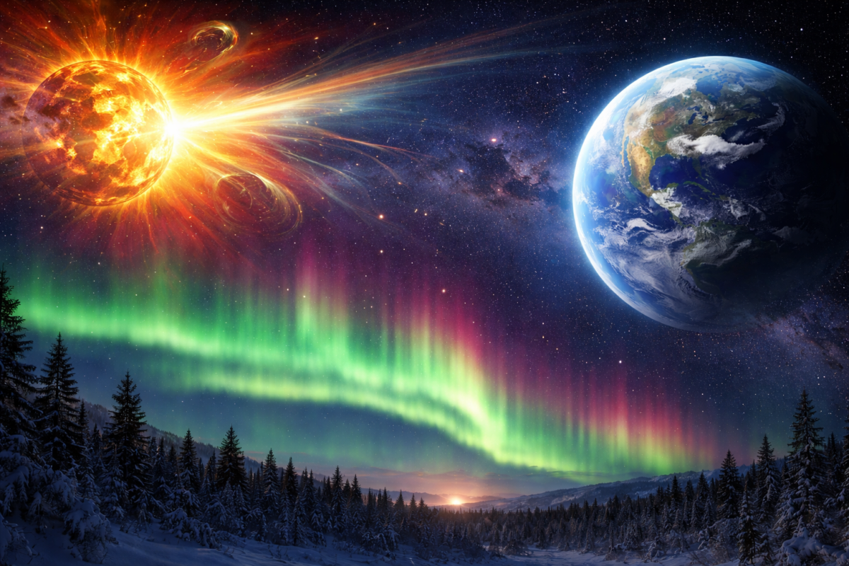 Коледа традиционно се свързва със спокойствие а прогнозата за космическото