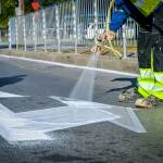 Нова пътна маркировка