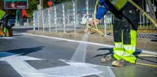 Нова пътна маркировка