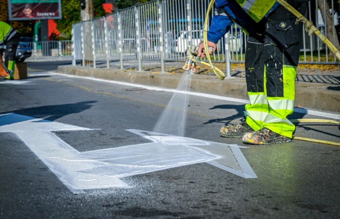 Нова пътна маркировка