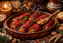 Пълнени чушки с боб