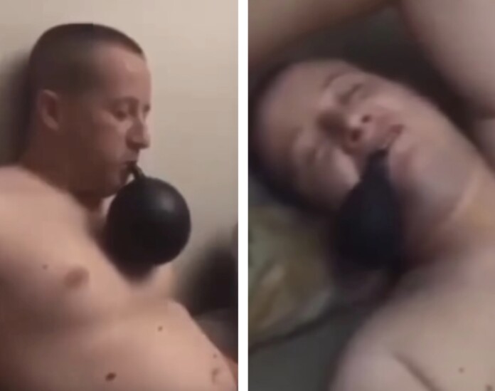 Млад мъж диша райски газ?