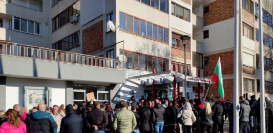 Протест в Несебър