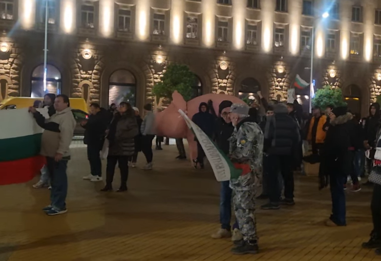 Малко след 18 00 часа пред в София се събраха граждани