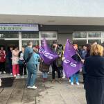 Протест пред УМБАЛ–Бургас