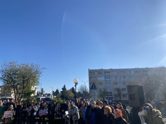 Протест в Поморие