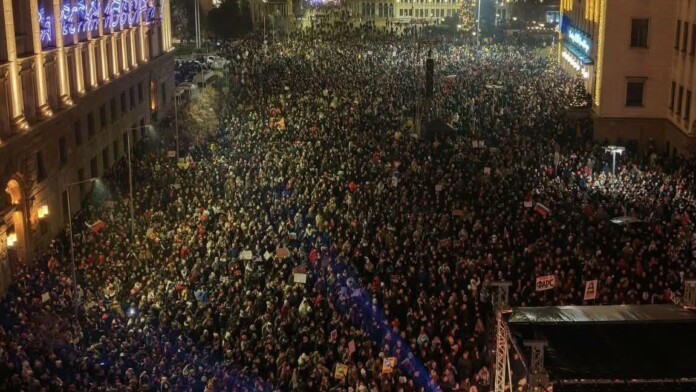 Протест в София