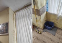 Нов теч в Младежкия дом в Бургас след ремонт на покрива