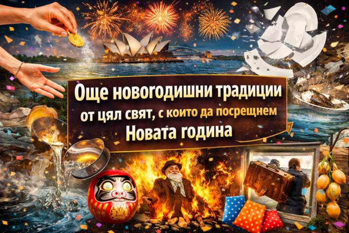 Още необичайни новогодишни традиции от света – от хвърляне на монета в река до бягане с празен куфар за късмет, пътешествия и ново начало.